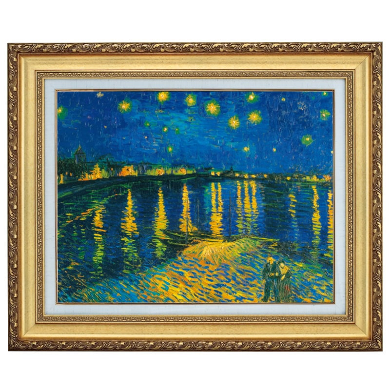 ゴッホ 「ローヌ川の星月夜」 10号 立体複製名画 【5％ポイント