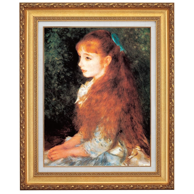 ルノアール RENOIR （1841〜1919）花をもつ少女額縁付 ルノアール RENOIR （1841〜1919）花をもつ少女額縁付 【公式通販】