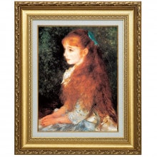 ルノワール 「少女イレーヌ」 6号 西洋絵画 立体複製名画 【5％ポイント還元中】|複製名画　ゴッホ、モネなど海外画家をご紹介|アートの友社