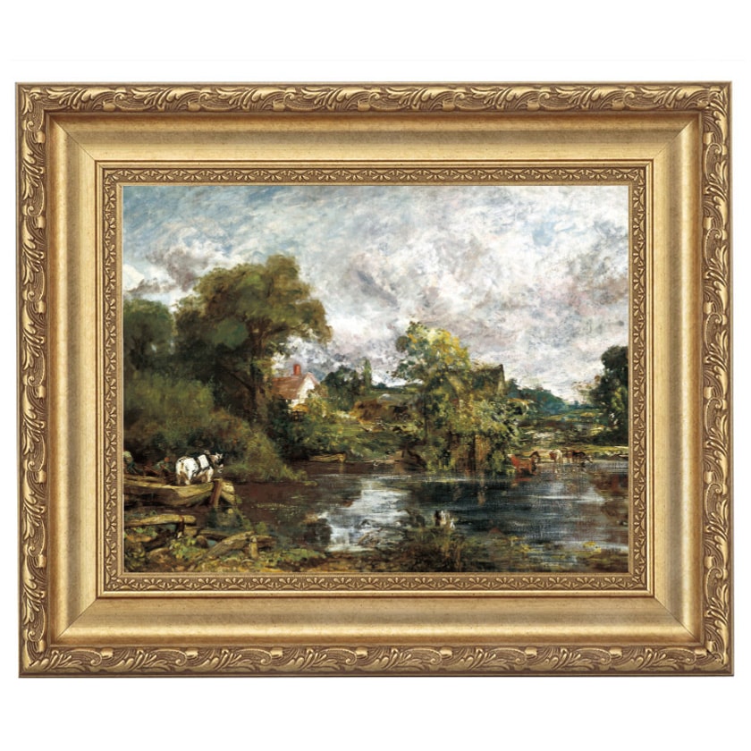 コンスタブル 「ホワイトホース」 4号 立体複製名画 【5％ポイント還元