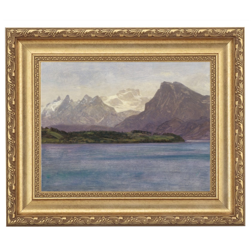 ビアスタット 「アラスカ海岸」 4号 立体複製名画 【5％ポイント還元中】|複製名画　ゴッホ、モネなど海外画家をご紹介|アートの友社