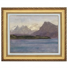 ビアスタット 「アラスカ海岸」 10号 立体複製名画 【5％ポイント還元中】|複製名画　ゴッホ、モネなど海外画家をご紹介|アートの友社