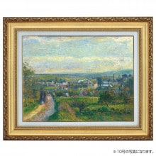 ピサロ 「サントゥアンロモンの眺望」 4号 立体複製名画 【5