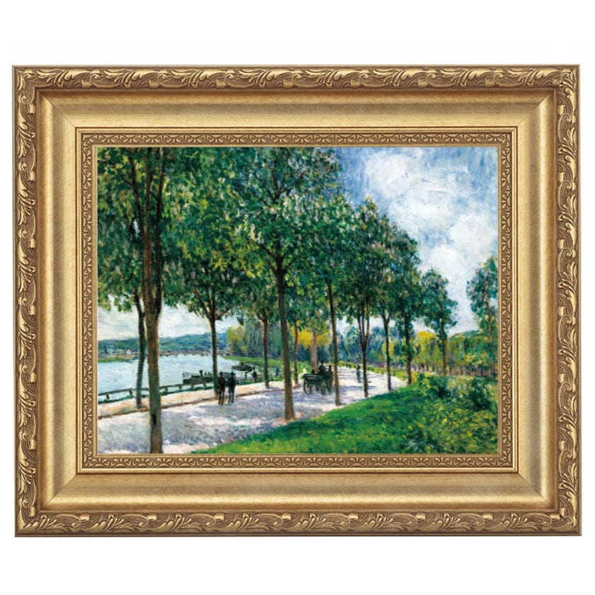 シスレー 「栗の並木道」 4号 立体複製名画 【5％ポイント還元中