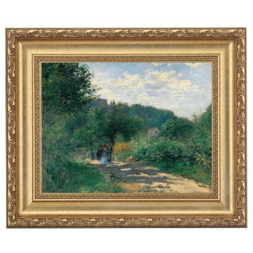 ルノワール 「ルーヴェシエンヌの道」 4号 立体複製名画 【5％ポイント