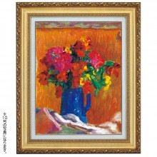 油彩画 花瓶の花 ピエールボナール 複製絵画 油彩画 花瓶の花 ピエールボナール 複製絵画