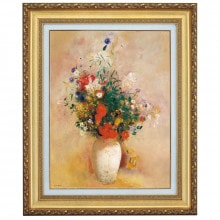 オディロン・ルドン 「花瓶の花束」 10号 立体複製名画 【5