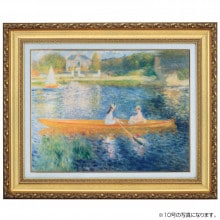 ルノワール 「アニエールのセーヌ川の風景」 6号 立体複製名画 【5％ポイント還元中】|複製名画　ゴッホ、モネなど海外画家をご紹介|アートの友社