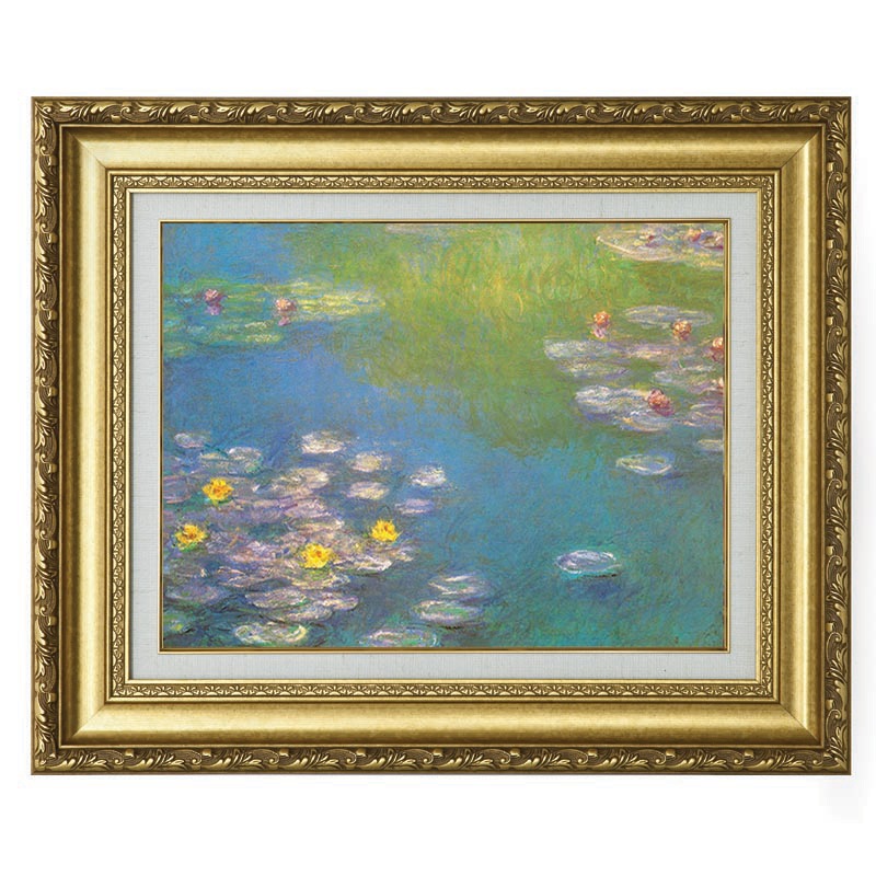 新品 世界名画（６号サイズ） モネ『印象-日の出-』 絵画 世界の名画シリーズ 額縁付 クロード・モネ 「印象・日の出