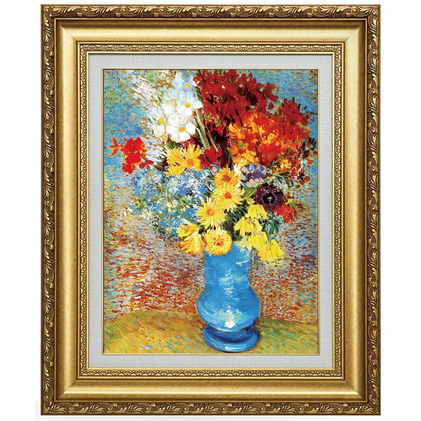 ゴッホ 「青い花瓶の花」 6号 立体複製名画 : ホーリ通信 (熟年時代