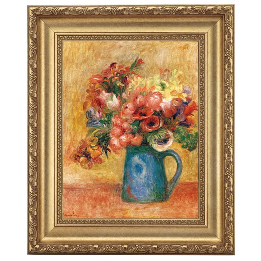 ルノワール 「花瓶の花」 4号 立体複製名画 【5％ポイント還元中】|複製名画　ゴッホ、モネなど海外画家をご紹介|アートの友社