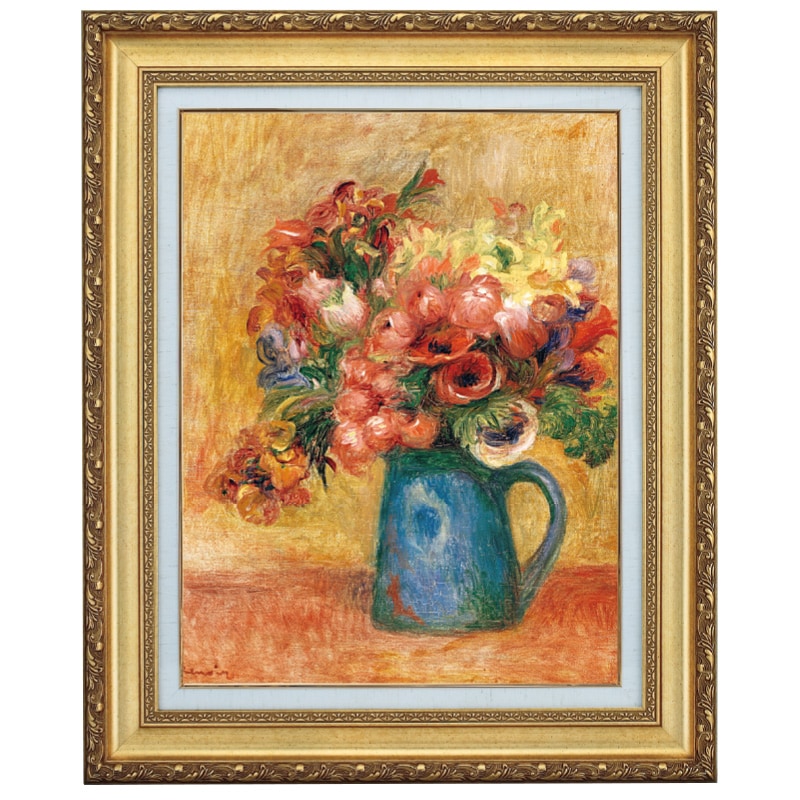 ルノワール 「花瓶の花」 10号 立体複製名画 【5％ポイント還元中