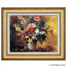 ドラクロワ 「花のある静物」 6号 立体複製名画 【5％ポイント還元中】|複製名画　ゴッホ、モネなど海外画家をご紹介|アートの友社