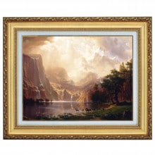 立体複製名画 ビアスタット「シエラ・ネバダ山脈」 4号【ポイント５％還元中】|複製名画　ゴッホ、モネなど海外画家をご紹介|アートの友社