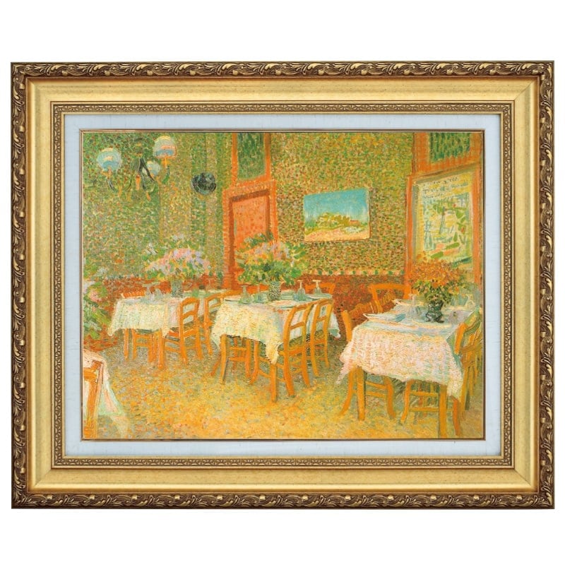 立体複製名画 ゴッホ「レストラン」 10号【ポイント5％還元中