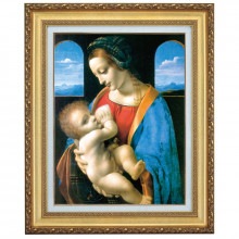 立体複製名画 ダ・ヴィンチ「リッタの聖母」 4号【ポイント５％還元中】|複製名画　ゴッホ、モネなど海外画家をご紹介|アートの友社