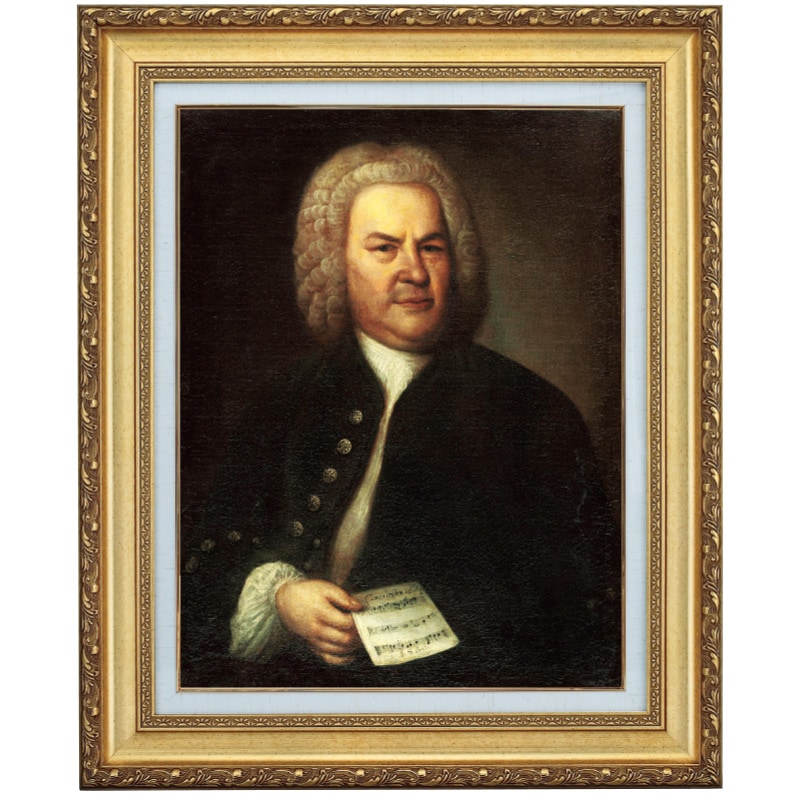 立体複製名画 ハウスマン「バッハ」10号 : アートの友社 立体複製名画