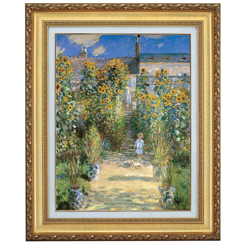 モネ 「ヴェトゥイユのモネの庭」 6号 所蔵 ワシントン・ナショナル