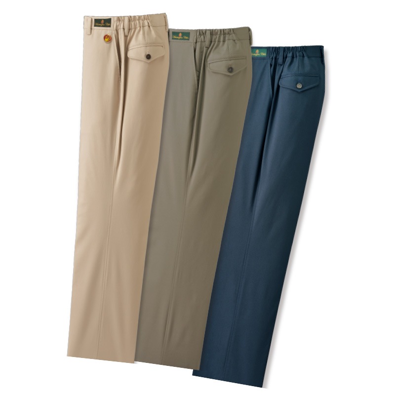 NEW裾上げ済み撥水 ストレッチチノパンツ3色組 : メンズ ファッション