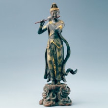 『音声菩薩』喜多敏勝|仏像（黄楊彫刻・阿弥陀如来・菩薩等）|アートの友社