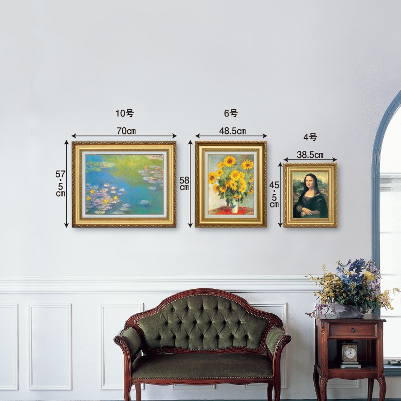 ゴッホ 「花瓶のバラ」 10号 所蔵 メトロポリタン美術館 立体