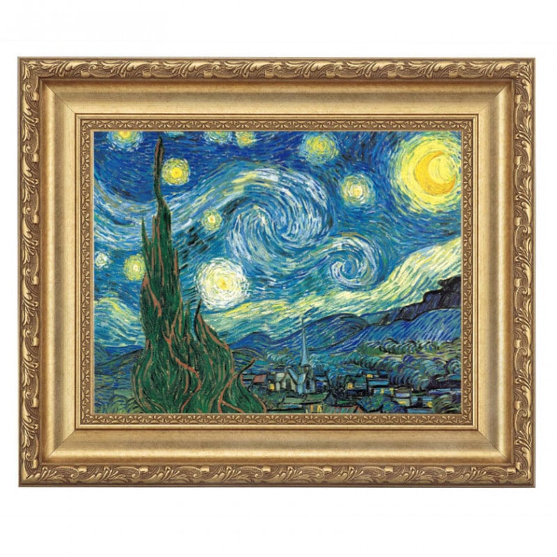 額装　Death NYC Ltd Ed マリオ　ゴッホ星月夜　浮世絵 額装Death NYC Ltd Ed マリオゴッホ星月夜浮世絵