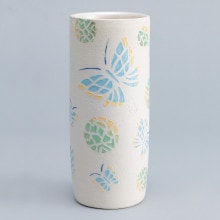 『剪紙蝶華文花入』山路和夫【ポイント５％還元中】|彫刻 美術品 工芸品|アートの友社
