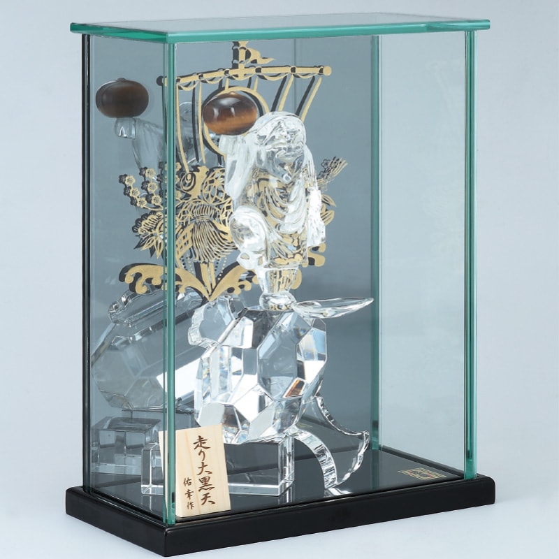 水晶彫刻『走り大黒天』田中祐幸【ポイント5％還元中】 : アートの友