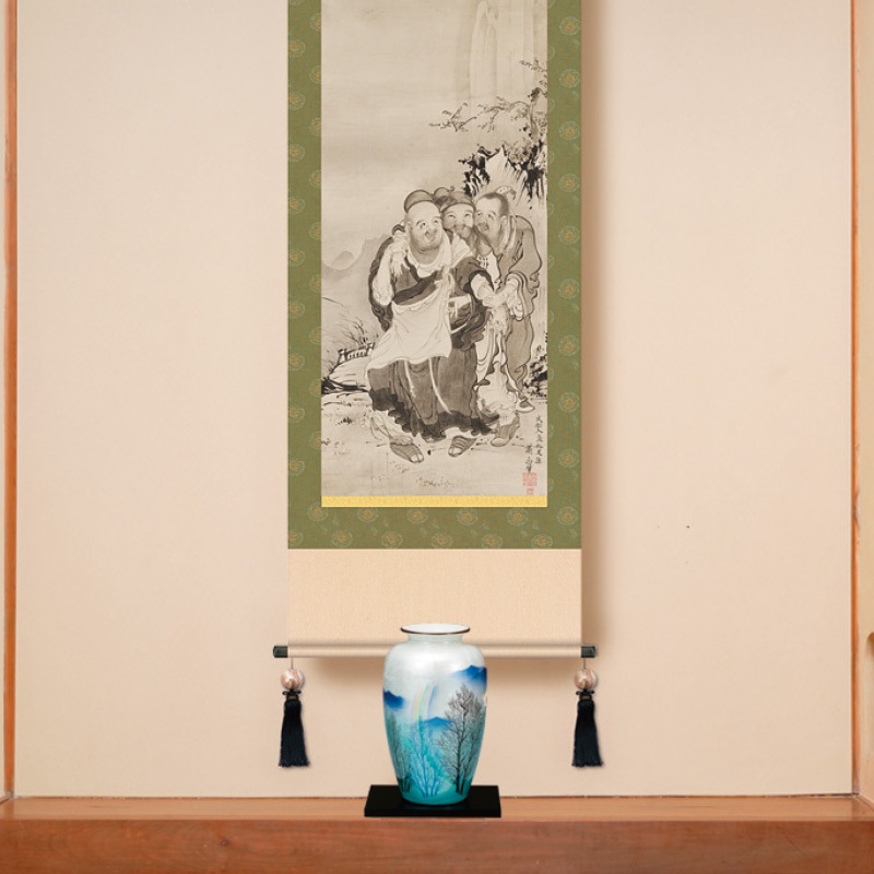 銀彩虹木立花瓶』 : アートの友社 『銀彩虹木立花瓶』 113037