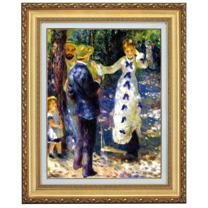 ルノワール 「ぶらんこ」 10号 所蔵：オルセー美術館 立体複製名画 【5