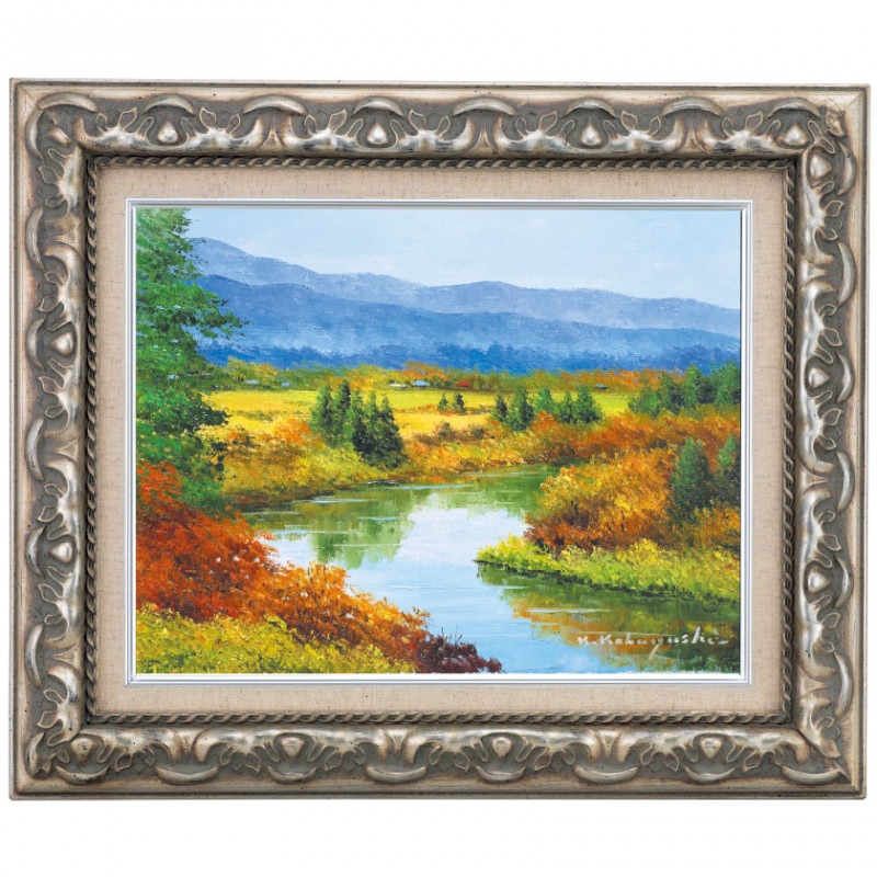 小林 幸三作 犬吠埼 絵画 油絵 犬吠埼 （小林幸三） 送料無料 【海・山】【肉筆