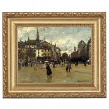 ルイジ・ロワール 「パレ通り、サン・ミッシェル」 4号 立体複製名画 【5％ポイント還元中】|複製名画　ゴッホ、モネなど海外画家をご紹介|アートの友社
