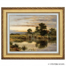 リーダー 「テムズストリートリーの水門」 4号 立体複製名画 【5