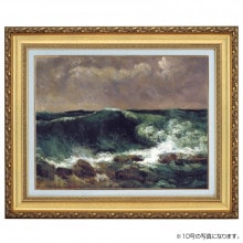 クールベ 「森の小道」 10号 立体複製名画 【5％ポイント還元中