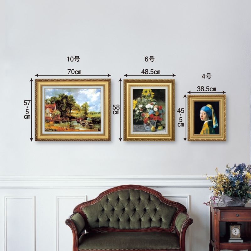 クールベ 「波」 6号 立体複製名画 【5％ポイント還元中】 : アートの