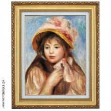 絵画 ルノワール複製 ミニ複製絵画 ルノワール《アネモネ》 | 複製絵画 | ポーラ