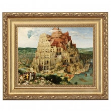 ブリューゲル バベルの塔 複製画 ブリューゲル 「バベルの塔」 10号 立体複製名画 【5％ポイント