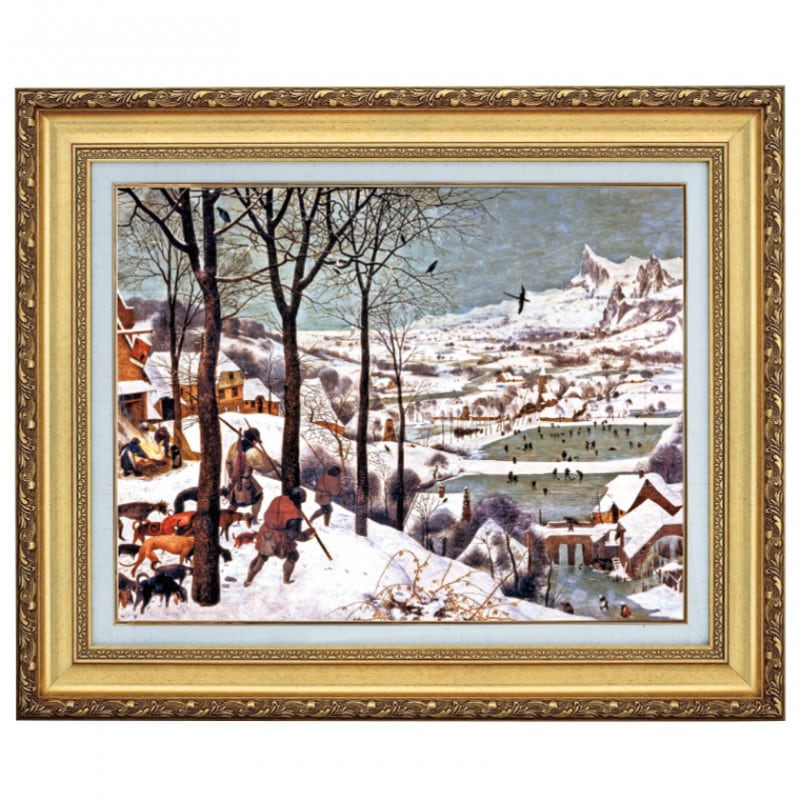ブリューゲル 「雪中の狩人」 6号 立体複製名画 【5％ポイント還元中