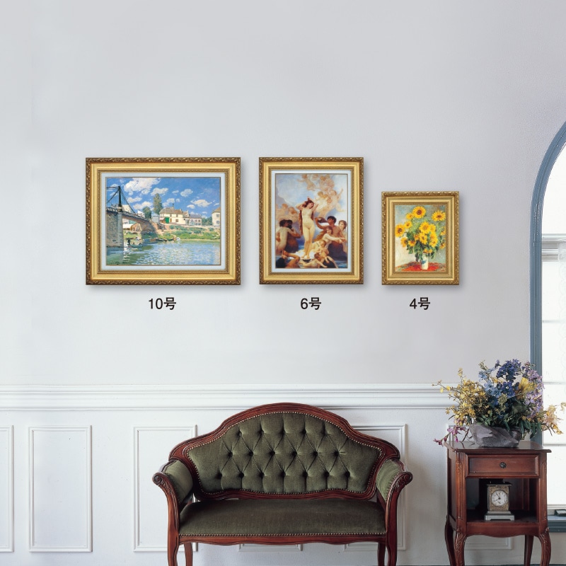 ルノワール 絵画 子犬を抱く少女 ルノアール複製画 絵画　金額縁 ルノワール 絵画 子犬を抱く少女 ルノアール複製画 絵画 金額縁