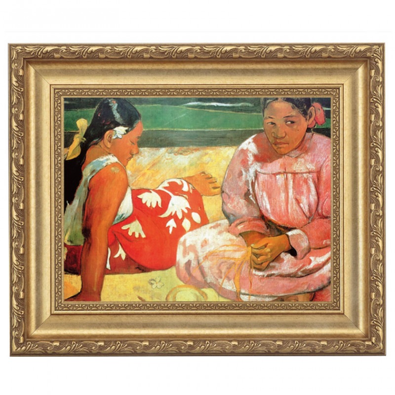 【真作】【複製】複製画　ゴーギャン　ふたりのタヒチの女　美女像　Z69 0000000196872_gkCtk4N.jpg