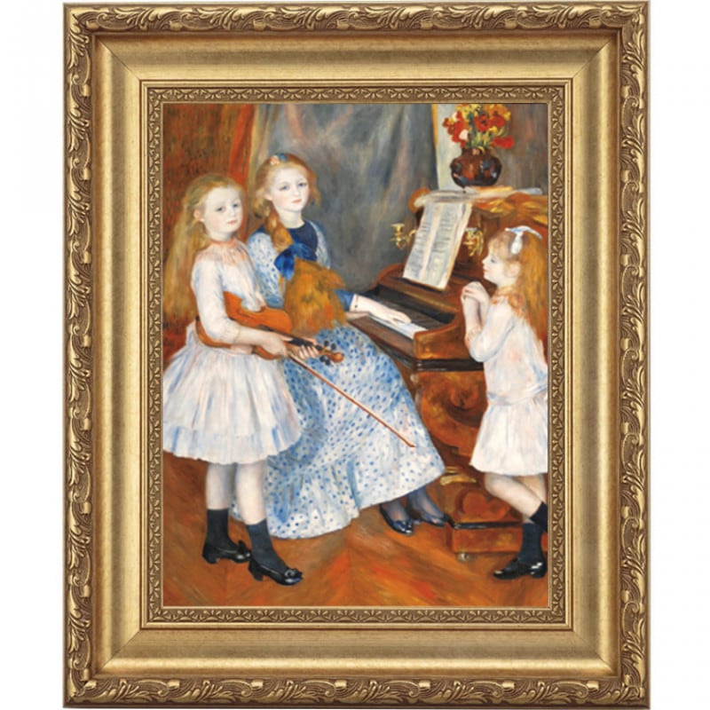 ルノワール 少女の肖像画　複製 高精細複製名画 ルノワール「少女イレーヌ」（4号）【ポイント5