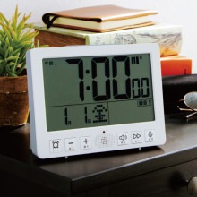 メッセージが録音できる電波時計 【ポイント５％還元中】|生活家電|熟年時代社