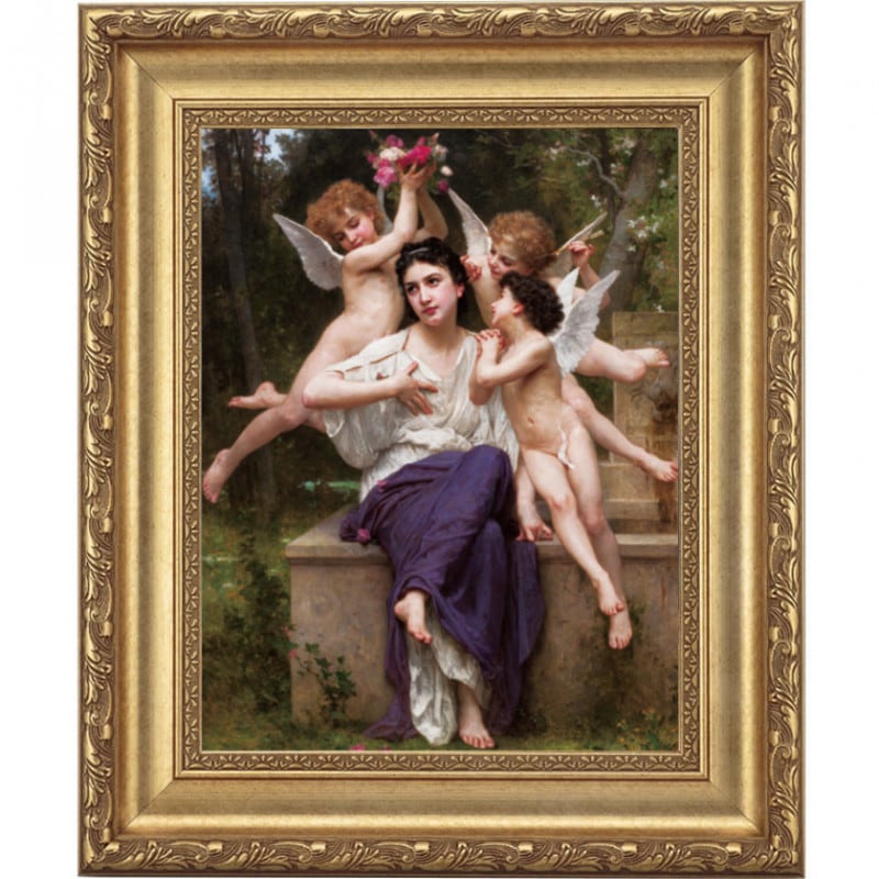 ブグロー 「春の夢」 4号 立体複製名画 : アートの友社 立体複製名画