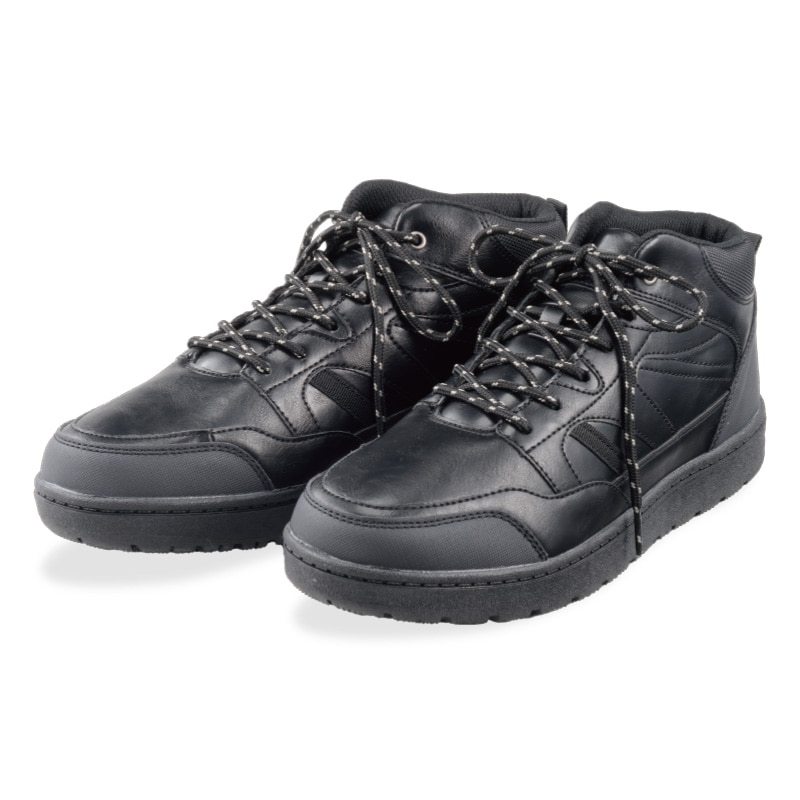 【美品】strober レザー ブラック ハイカットシューズ rnb-8008-0.jpg