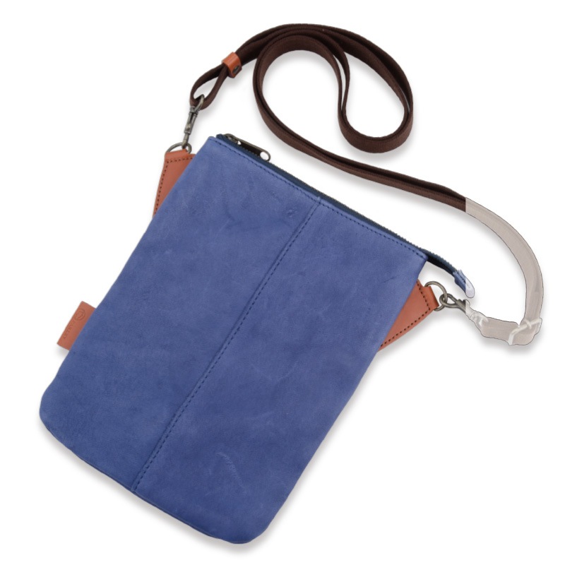 高級ヘラジカ革 スリムショルダーバッグ 【ポイント5％還元中