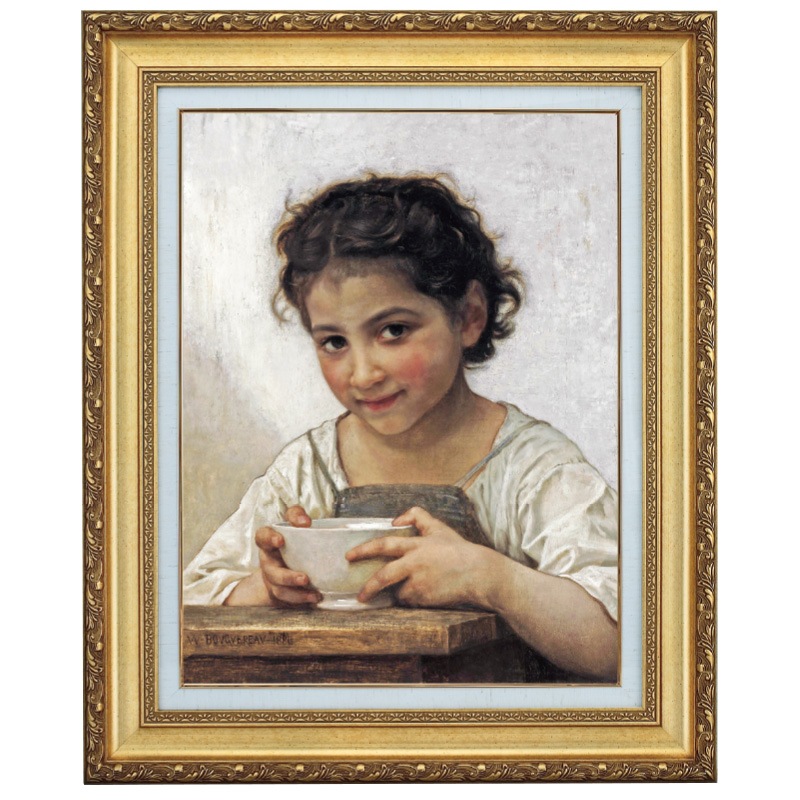 ブグロー「ミルクスープ」10号立体複製名画【ポイント5％還元中