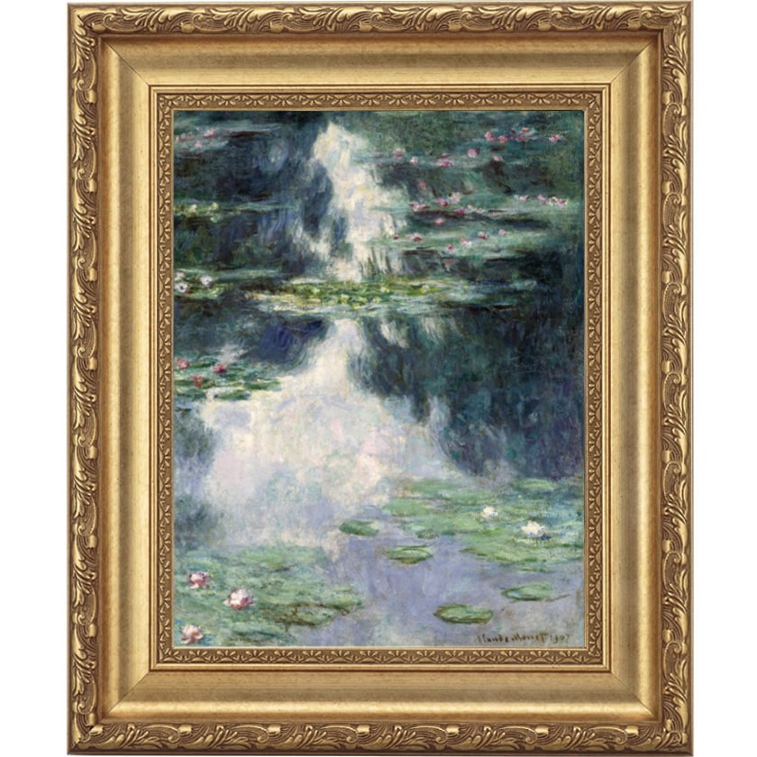 モネ 睡蓮の池 油絵 立体複製画 お値下げ - メルカリ