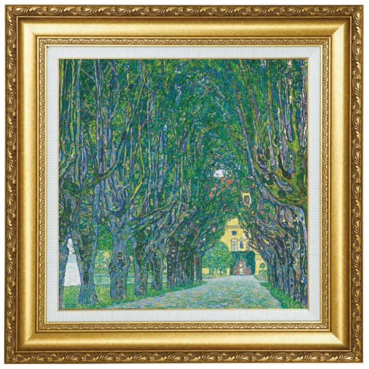 クリムト 「カマー城への道」 S6号スクエア 立体複製名画 【ポイント5