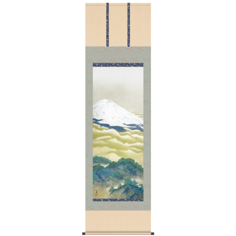 掛け軸　玉山直筆 昭和作品状態良！ 横山大観他 日章旗/掛け軸(Hanging scrolls) 絵画の買取 販売