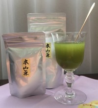 微粉末緑茶(40g×5本)静岡安倍の本山茶（農薬不使用茶）